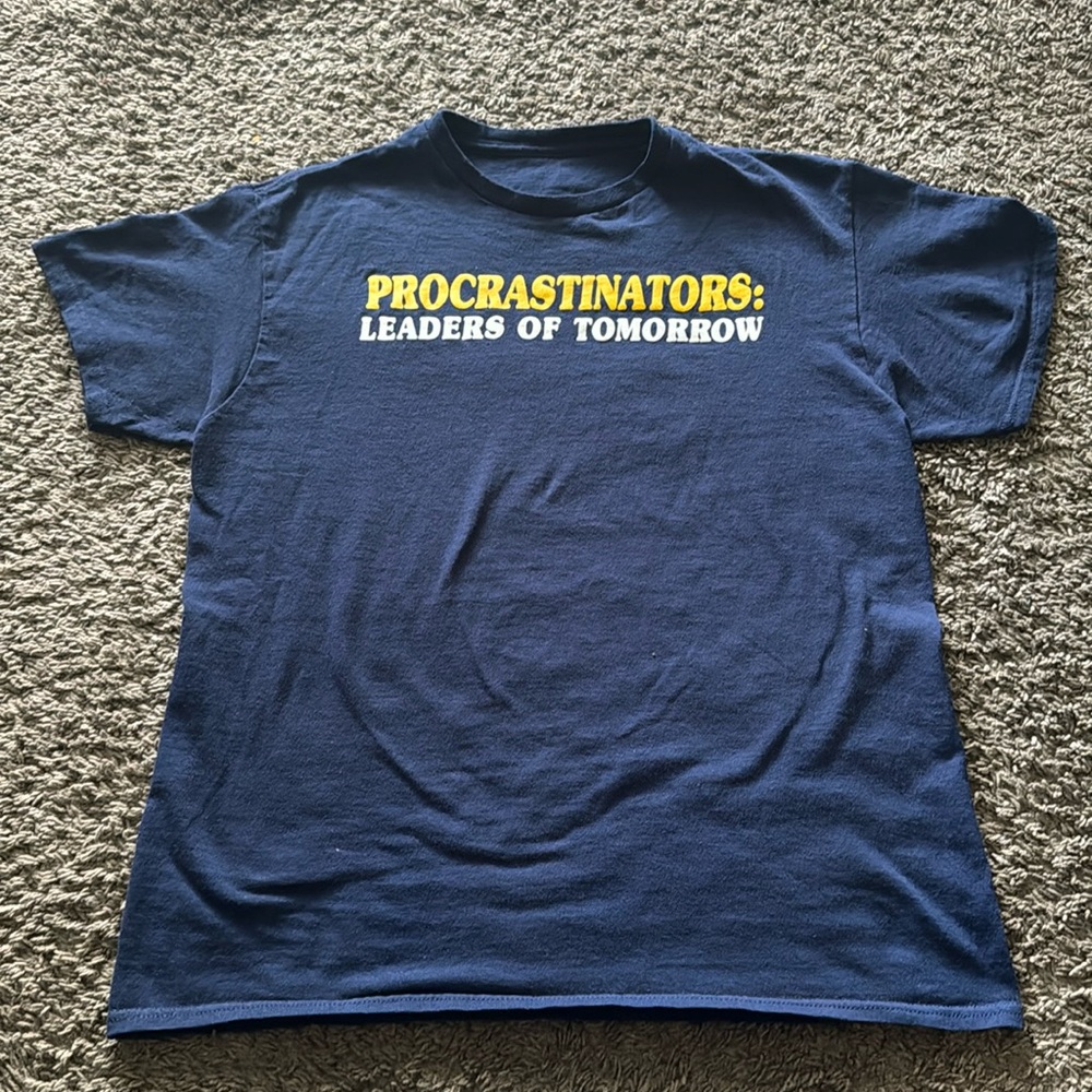 Large blue kids shirt